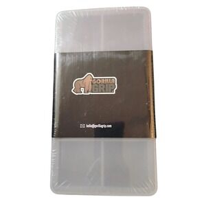 Gorilla Grip Large Ice Cube Mold Set Black & Red | XL Silicone Slow Melt Ice NEW